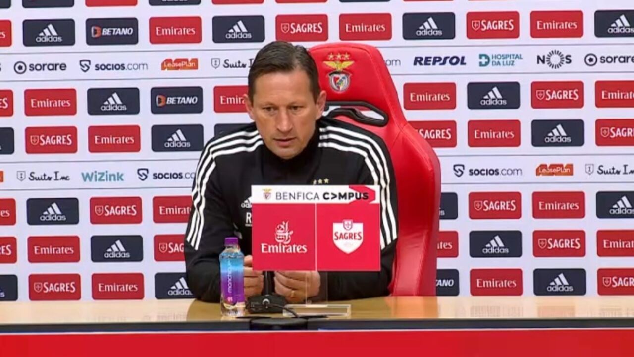 Roger Schmidt: “Os últimos dois jogos foram bons para nós, penso que  ganhámos alguma confiança - Liga dos Campeões - SAPO Desporto