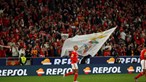 Benfica 2-0 Casa Pia - Equipas regressam aos balneários para fim da primeira parte