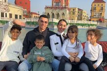 Cristiano Ronaldo com a família