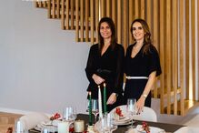 Maria João Diogo com a sócia