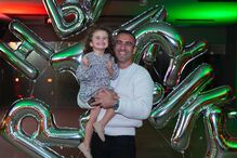 Ricky com a sua filha, Maria