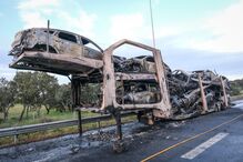 A6 cortada no sentido Caia/Marateca devido a incêndio