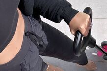 Georgina Rodríguez a passear com a filha, Alana Martina 