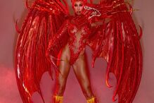 Sabrina Sato,  rainha da bateria da Gaviões