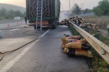 A22, fogo, camião, Boliqueime