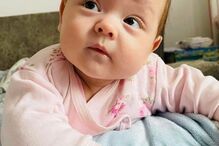 Milana, a bebé que o médico Ricardo Batista Leite ajudou a salvar na Ucrânia