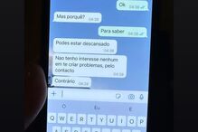 Mensagens que provam traição de Rúben da Cruz