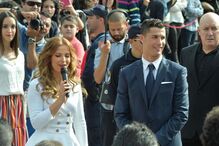 Cristina Ferreira apresentou a cerimónia de inauguração da estátua de CR7 na Madeira