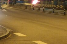 Carro em chamas em Santa Maria da Feira