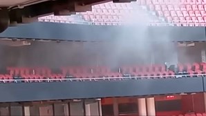 Incêndio deflagra na cozinha dos camarotes do Estádio da Luz