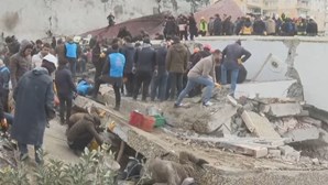 População procura sobreviventes entre os escombros do sismo na Turquia e Síria. Veja em direto