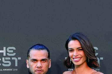 Dani Alves e Joana Sanz