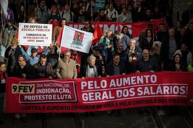 CGTP, protesto em Lisboa