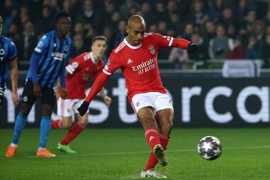 João Mário, futebolista do Benfica
