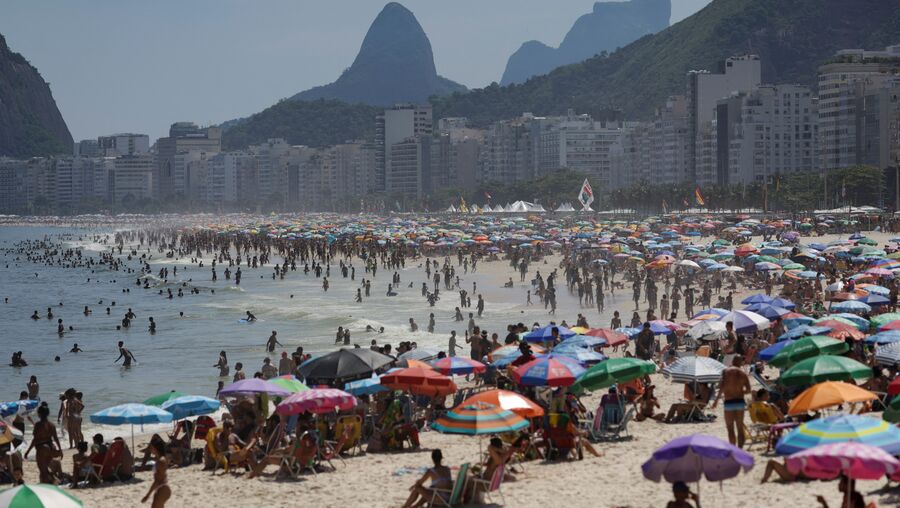 Praia no Brasil