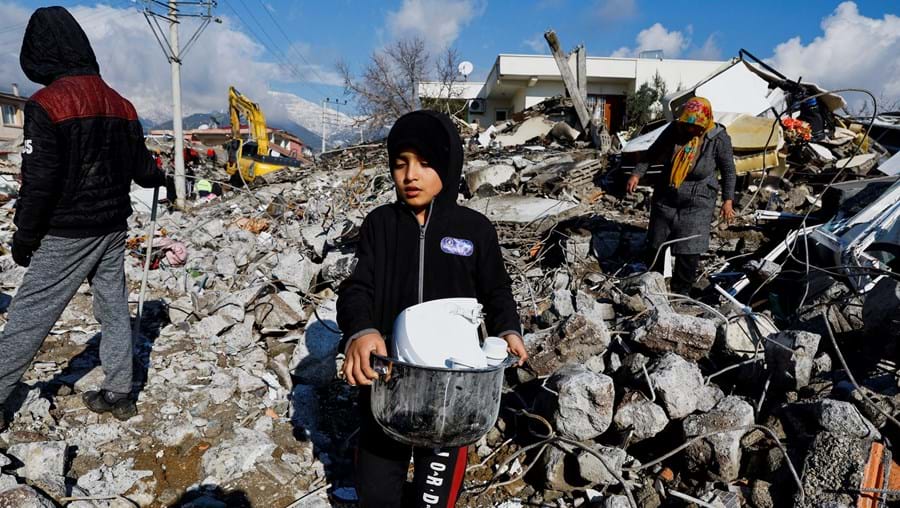 Vítimas do sismo na Turquia