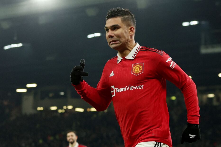 Cristiano Ronaldo, Bruno Fernandes, Casemiro, Harry, Varane 