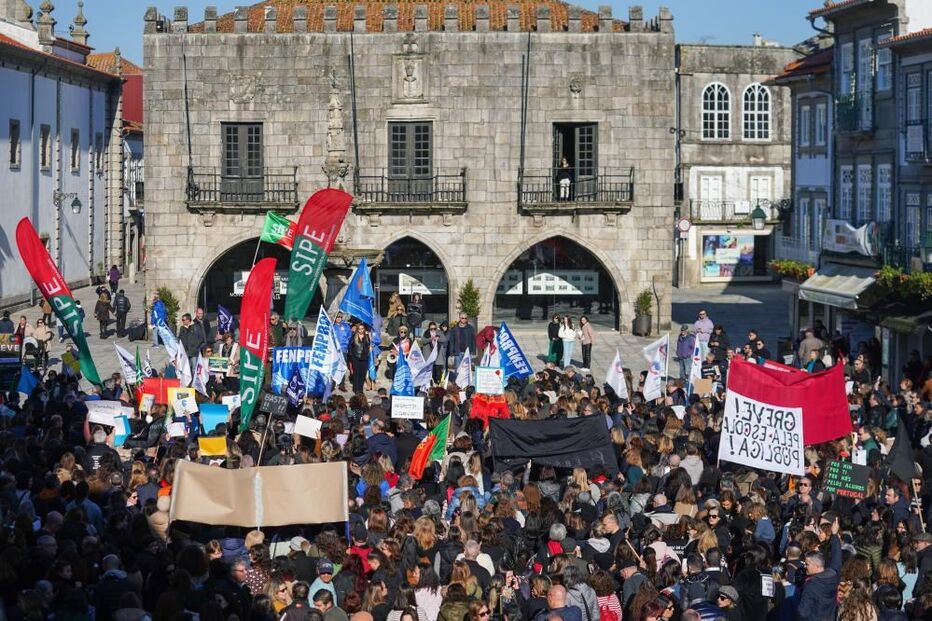 Manifestação professores, Viana do Castelo