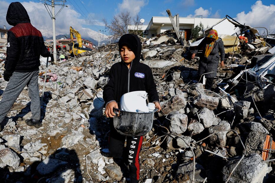 Vítimas do sismo na Turquia