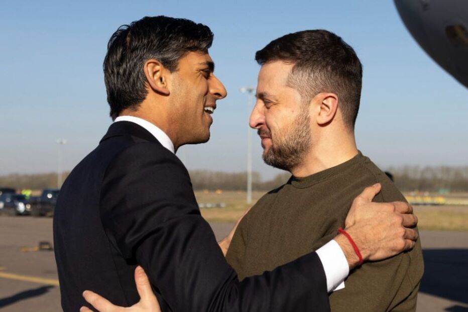 Rishi Sunak, Volodymyr Zelensky