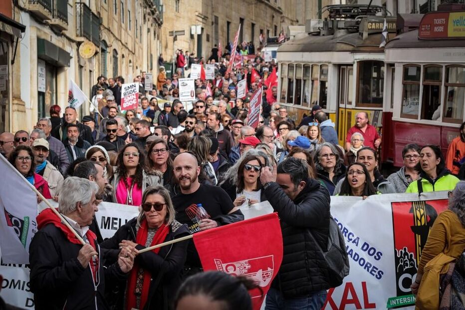 CGTP, protesto em Lisboa