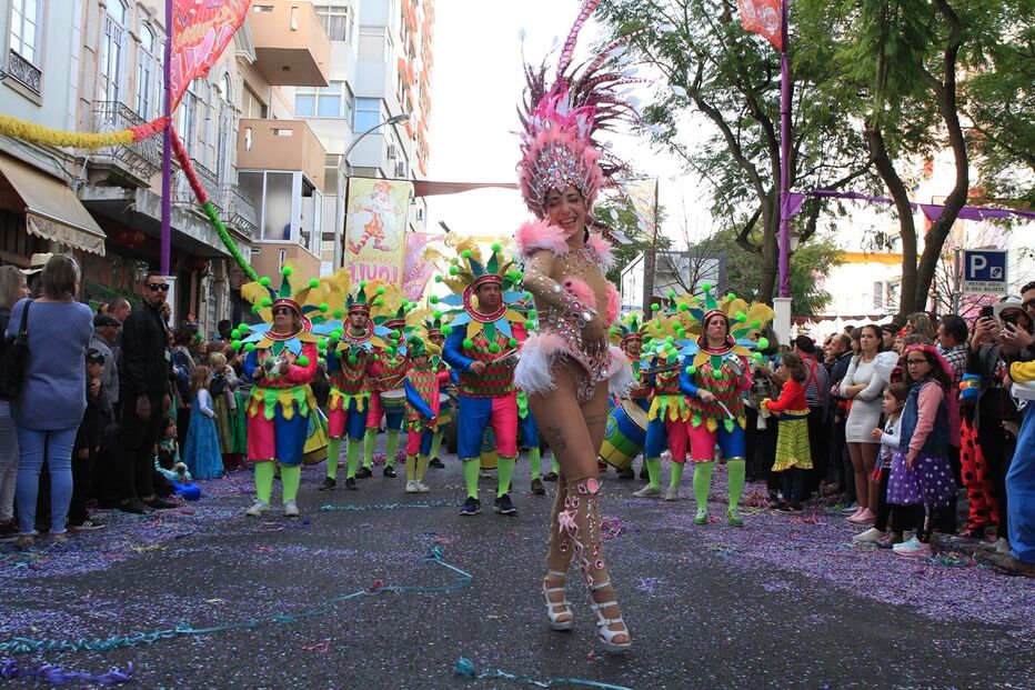 Carnaval, desfiles, meteorologia