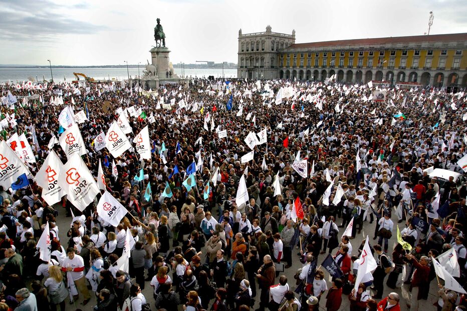 professores, manifestação, greve, educação