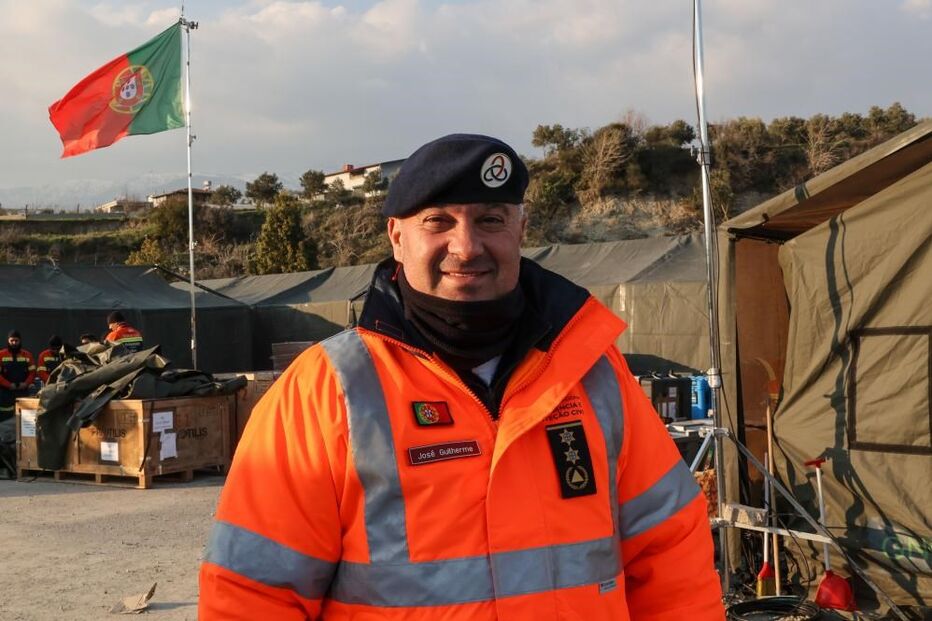 Comandante da operação portuguesa na Turquia, José Guilherme