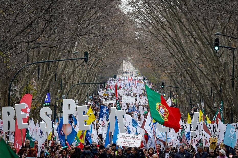 Manifestação, professores