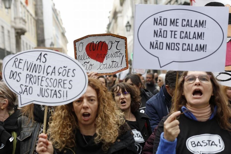 Manifestação, professores