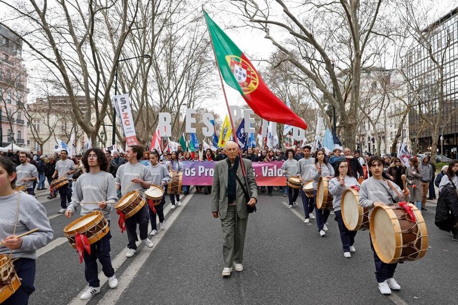 Manifestação, professores