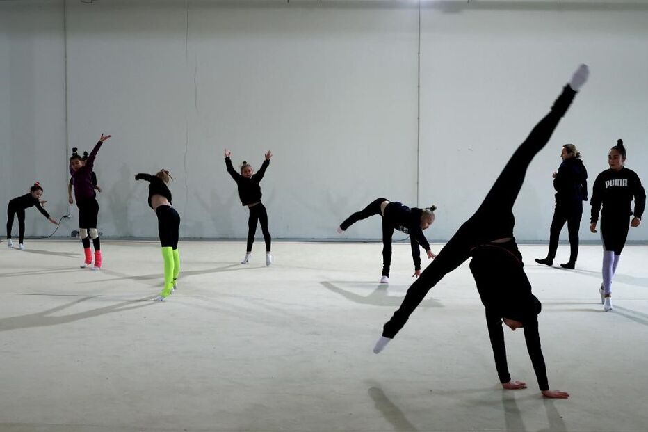 Ginastas ucranianas reencontraram em Guimarães a paz e os sonhos que a guerra lhes tirou 