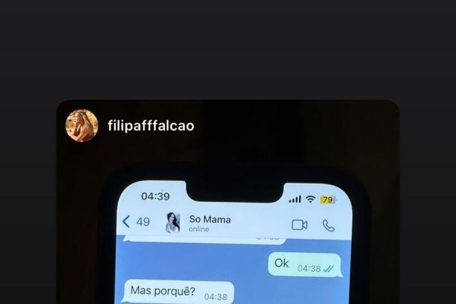 Mensagens que provam traição de Rúben da Cruz