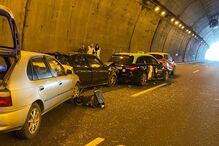 Choque em cadeia em Lisboa faz cinco feridos