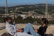 Francisca Cerqueira Gomes e Pierre Gasly 