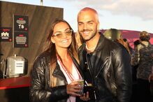 O DJ e a ex-companheira, Filipa Falcão