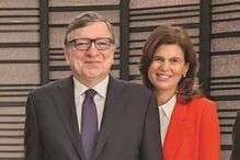 Durão Barroso e Joana Gonçalves
