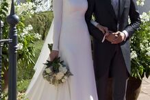 Cayetano Rivera e Eva González no dia do casamento 