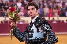 O toureiro numa corrida no Campo Pequeno, em Lisboa