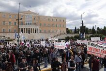 Protestos em Atenas