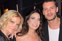 Cristina Ferreira, Catarina Duarte (aniversariante) e Ruben Rua