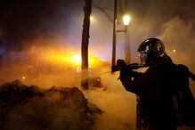 Protestos contra a reforma das pensões em Paris, França