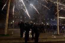 Protestos contra a reforma das pensões em Paris, França