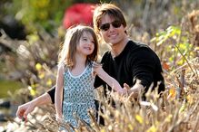 Tom Cruise e a filha 