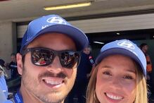 Sofia Arruda e o marido David Monteiro