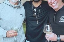 Pedro Scooby no aniversário do filho mais velho, Dom