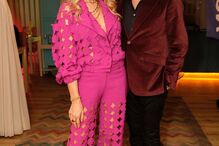 A relações públicas e o marido, Belmiro Costa