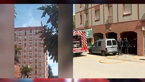 Incêndio em apartamento obriga a evacuar prédio em Santo António de Cavaleiros