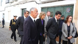 Marcelo Rebelo de Sousa, António Costa e Augusto Santos Silva já chegaram ao funeral de Rui Nabeiro