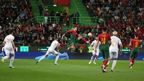 Portugal 1-0 Liechtenstein - Intervalo na partida com a equipa portuguesa em vantagem